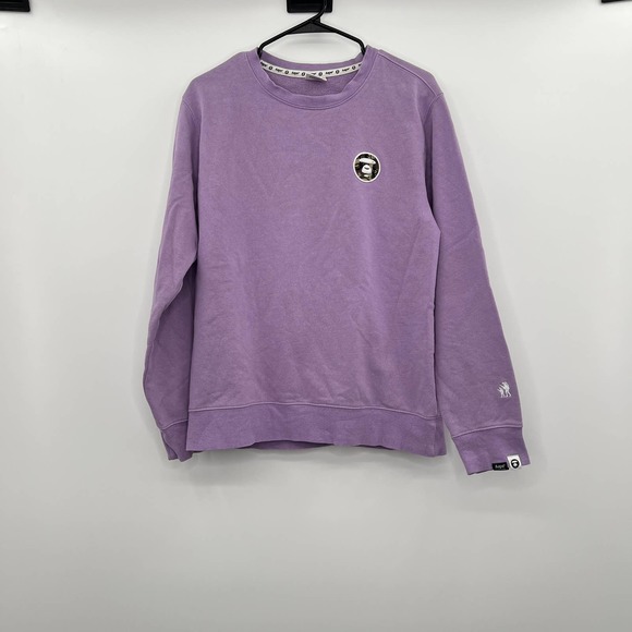 Bape Other - Bathing Ape BAPE Lavender Purple Crew Neck L